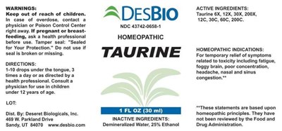 Taurine (Dsrt31 Taurine 10 26 15)